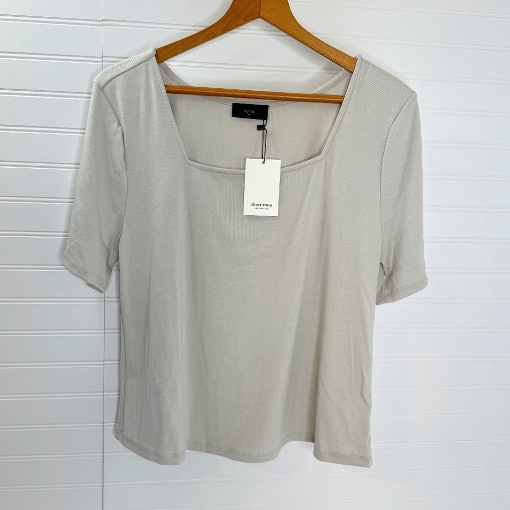 NEW Mynta Large Petite Short Story Top